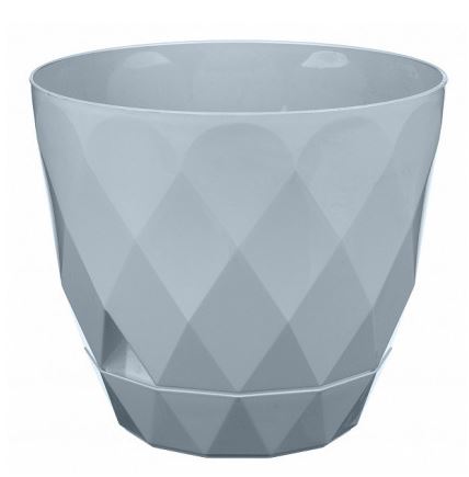 Горшок для цветов Laurel D277 мм, 9,3л с поддоном (серый)